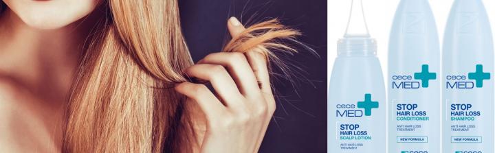 Nowa seria kosmetyków Cece Med na problem wypadających włosów